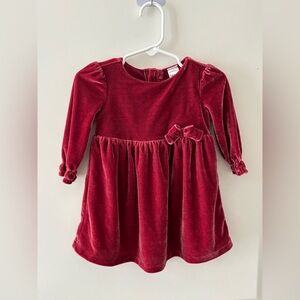 Carter's Red Velvet Baby Outfit